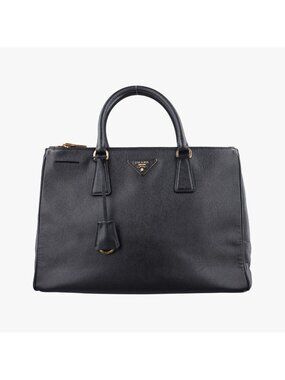 Prada Galleria Black Saffiano Leather 58 L
